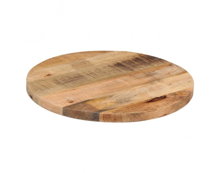 Sonata H Плот за маса Ø 50x1,5 см кръгло масивно дърво грубо манго