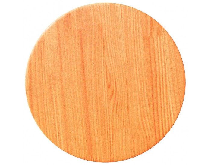 Sonata H Плот за маса, кръгъл, восъчнокафяв, Ø30x2,5 см, бор масив