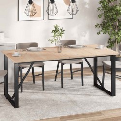 Sonata H Плотове за маси, 4 бр, 90x45x2,5 см, правоъгълни, бор масив - Части за Маси