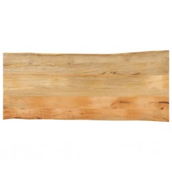 Sonata H Плот за маса, 140x60x3,8 см, жив ръб, масивно дърво манго - Части за Маси