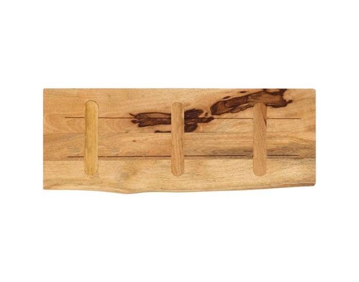 Sonata H Плот за маса, 90x40x2,5 см, жив ръб, грубо мангово дърво масив