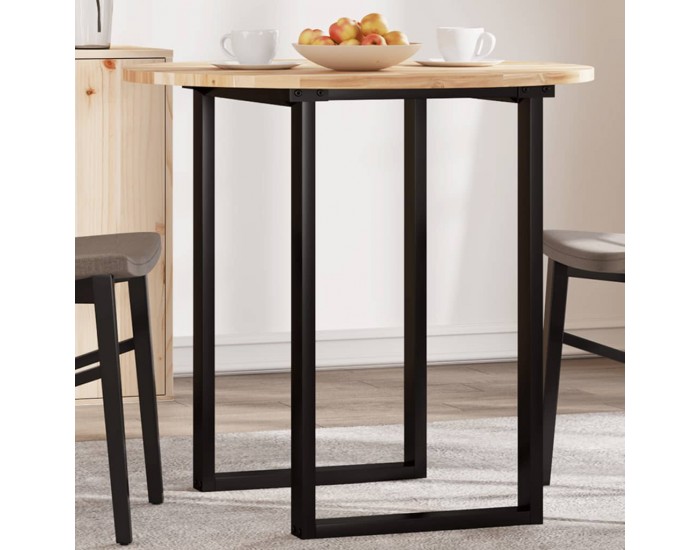 Sonata H Плот за маса, кръгъл, Ø80x2 см, акациево дърво масив