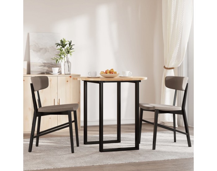 Sonata H Плот за маса, кръгъл, Ø80x2 см, акациево дърво масив