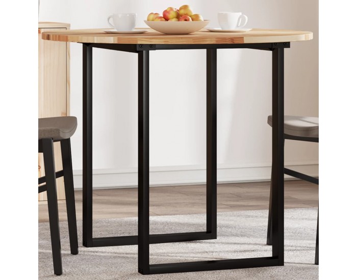 Sonata H Плот за маса, кръгъл, Ø90x2 см, акациево дърво масив