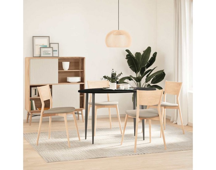 Sonata H Плот за маса, тъмнокафяв, 120x60x2 см, дъб масив, овална