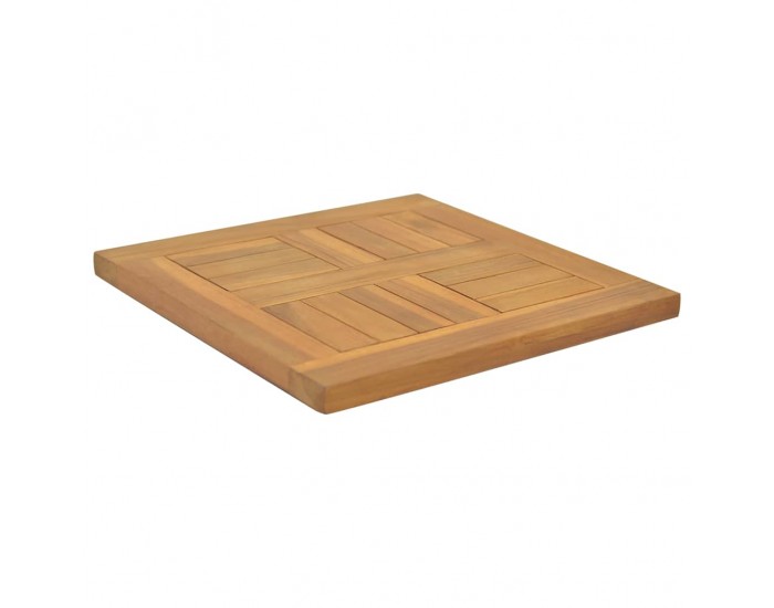 Sonata H Квадратен плот за маса, 40x40x2,5 см, тиково дърво масив