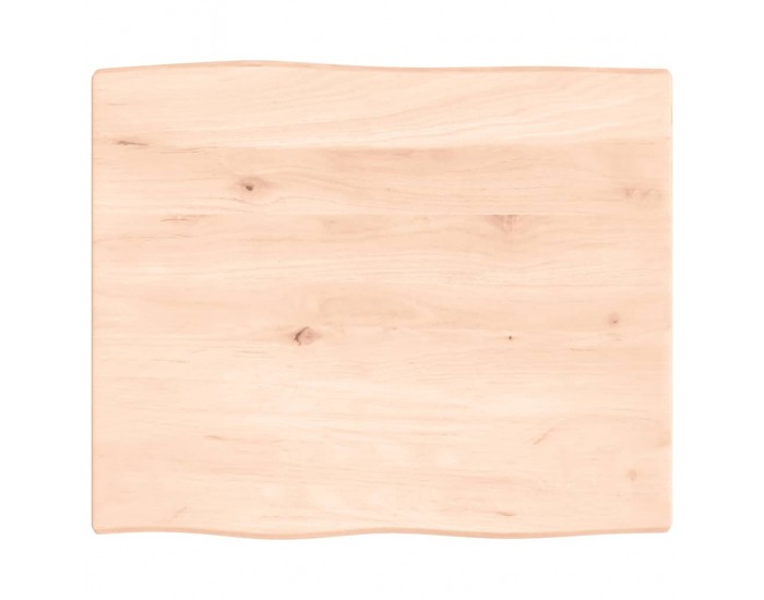 Sonata H Плот за маса 60x50x2 см необработено масивно дърво дъб жив ръб