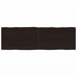 Sonata H Плот за маса тъмнокафяв 160x50x(2-4) см обработен масивен дъб - Части за Маси