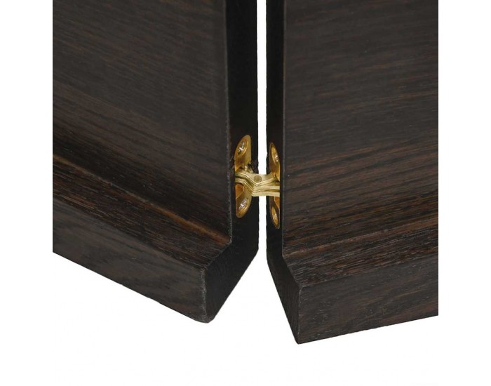 Sonata H Плот за маса тъмнокафяв 160x50x(2-4) см обработен масивен дъб