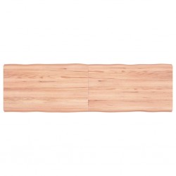 Sonata H Плот за маса светлокафяв 140x40x(2-6) см обработен масивен дъб - Части за Маси