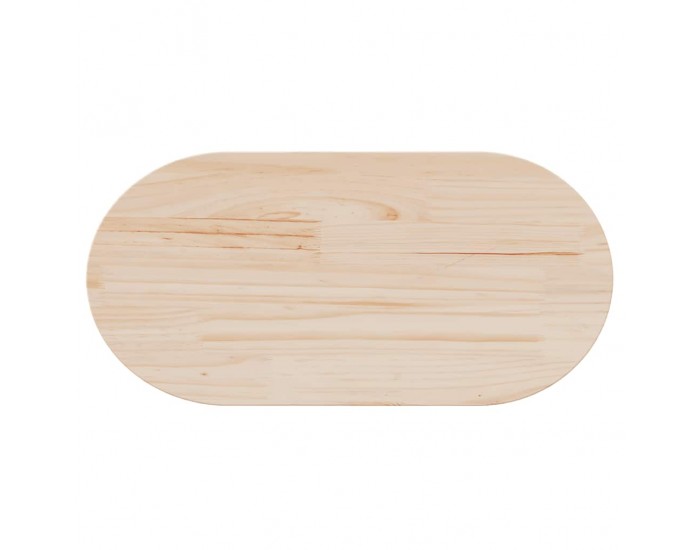 Sonata H Плот за маса 60x30x2,5 см, масивна дървесина, бор, овален