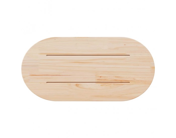 Sonata H Плот за маса 60x30x2,5 см, масивна дървесина, бор, овален