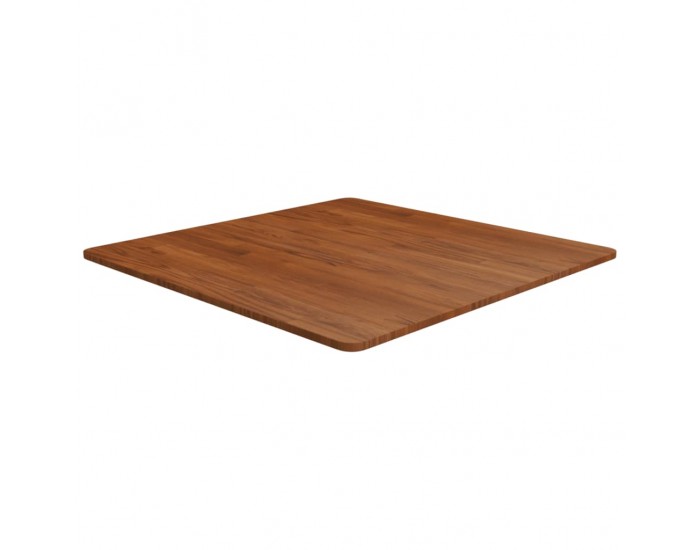 Sonata H Квадратен плот за маса, тъмнокафяв, 80x80x1,5 см, дъб масив