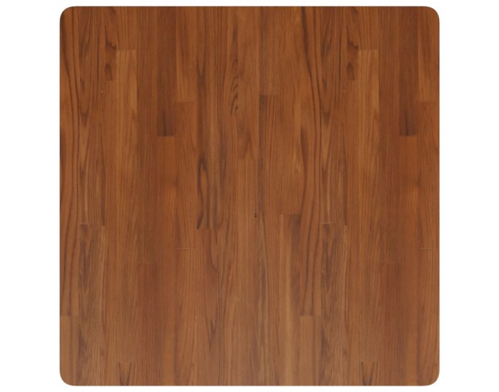 Sonata H Квадратен плот за маса, тъмнокафяв, 80x80x1,5 см, дъб масив