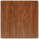 Sonata H Квадратен плот за маса, тъмнокафяв, 80x80x1,5 см, дъб масив