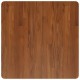 Sonata H Квадратен плот за маса, тъмнокафяв, 70x70x2,5 см, дъб масив