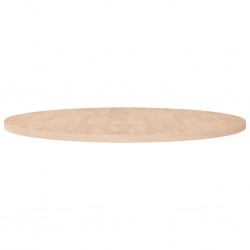 Sonata H Кръгъл плот за маса, Ø90x2,5 см, необработен дъб масив - Части за Маси
