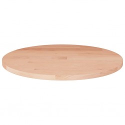 Sonata H Кръгъл плот за маса, Ø50x1,5 см, необработен дъб масив - Части за Маси