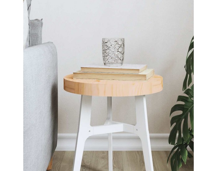 Sonata H Плот за маса, кръгъл, Ø30x3 см, бор масив