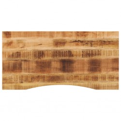 Sonata H Плот за бюро с извивка 120x60x2,5 см грубо мангово дърво масив - Части за Маси