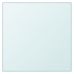 Sonata H Плот за маса, прозрачен, 30x30 см, закалено стъкло - Части за Маси