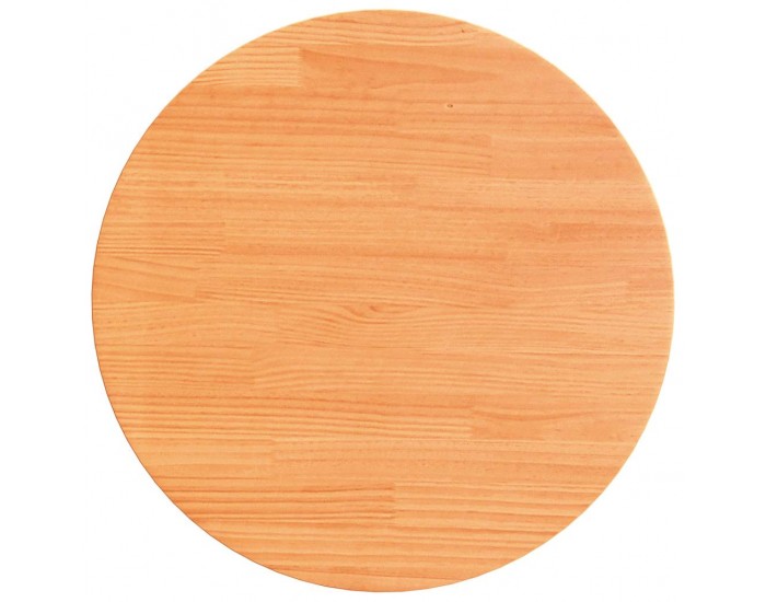 Sonata H Плот за маса, кръгъл, восъчнокафяв, Ø70x2,5 см, бор масив