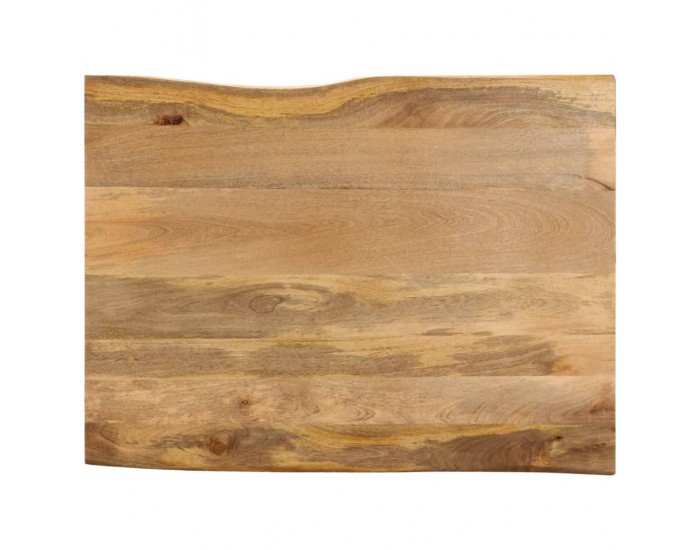 Sonata H Плот за маса, 90x80x2,5 см, жив ръб, масивно дърво манго