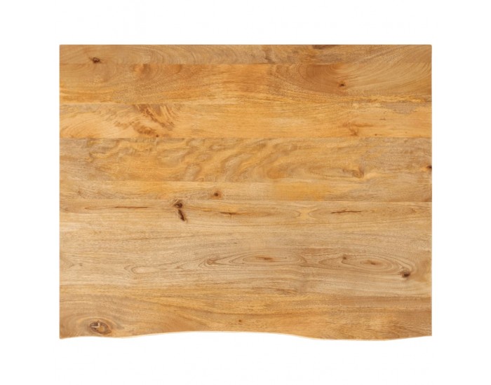Sonata H Плот за маса, жив ръб, 90x80x2,5 см, масивно дърво манго