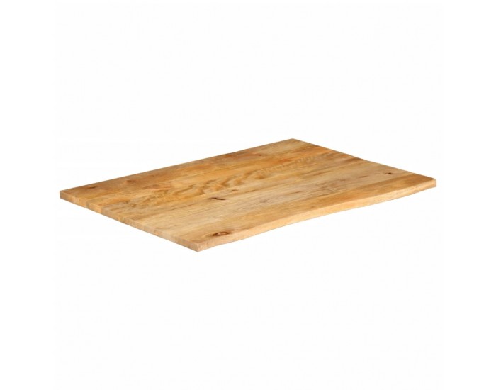 Sonata H Плот за маса, жив ръб, 90x80x2,5 см, масивно дърво манго