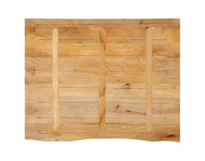 Sonata H Плот за маса, жив ръб, 90x80x2,5 см, масивно дърво манго