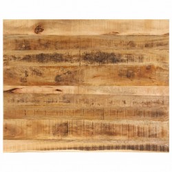 Sonata H Плот за маса, 90x80x2,5 см, жив ръб, грубо мангово дърво масив - Части за Маси