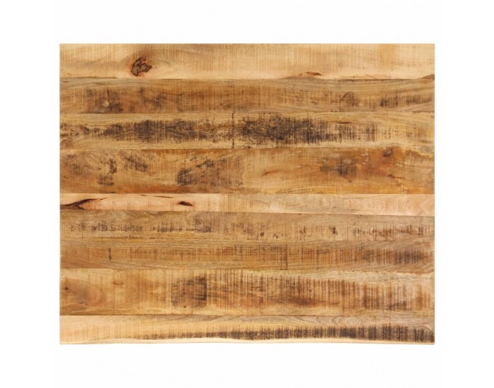 Sonata H Плот за маса, 90x80x2,5 см, жив ръб, грубо мангово дърво масив