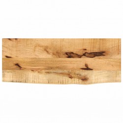 Sonata H Плот за маса, 90x30x2,5 см, жив ръб, грубо мангово дърво масив - Части за Маси