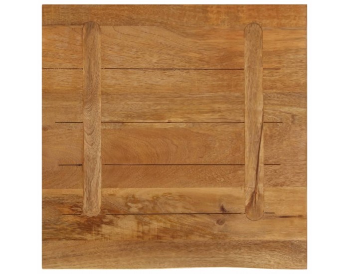 Sonata H Плот за маса, жив ръб, 40x40x2,5 см, масивно дърво манго