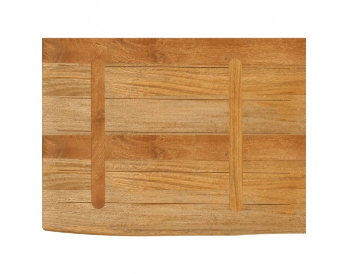 Sonata H Плот за маса, жив ръб, 80x60x2,5 см, масивно дърво манго