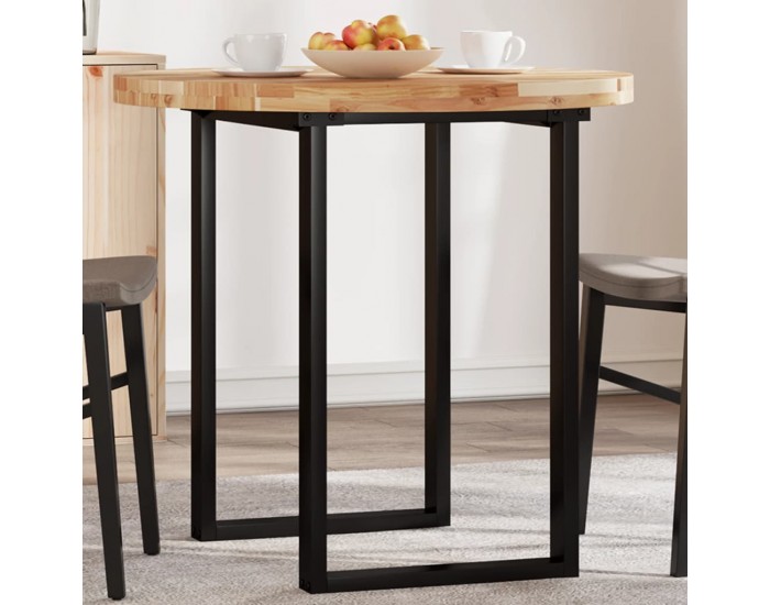 Sonata H Плот за маса, кръгъл, Ø80x4 см, акациево дърво масив