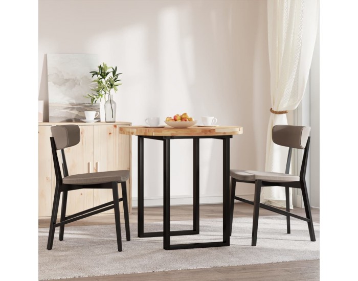 Sonata H Плот за маса, кръгъл, Ø80x4 см, акациево дърво масив