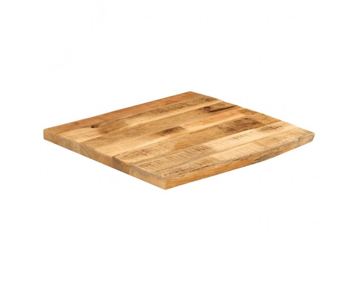 Sonata H Плот за маса, 40x40x2,5 см, жив ръб, грубо мангово дърво масив