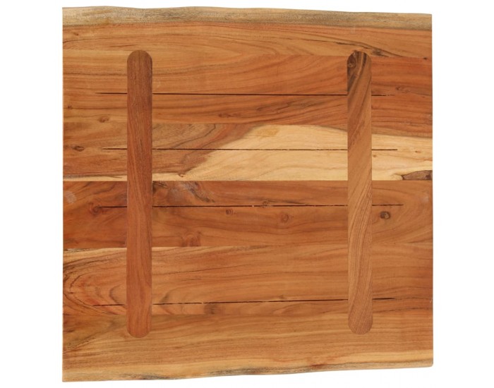 Sonata H Плот за маса, 40x40x3,8 см, квадратен, акация масив, жив ръб