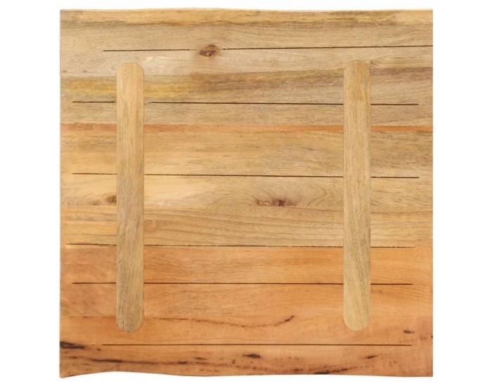 Sonata H Плот за маса, 40x40x2,5 см, жив ръб, mасивно мангово дърво
