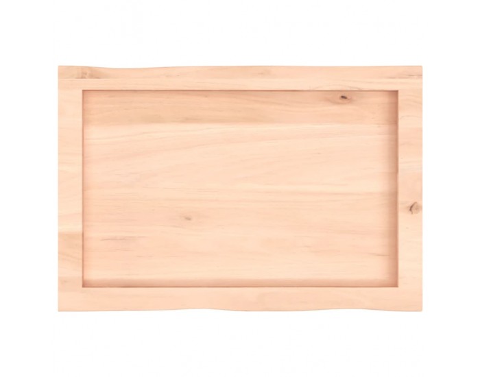 Sonata H Плот за маса 60x40x(2-6) см необработено масивно дърво жив ръб