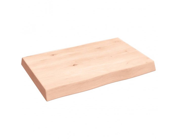 Sonata H Плот за маса 60x40x(2-6) см необработено масивно дърво жив ръб