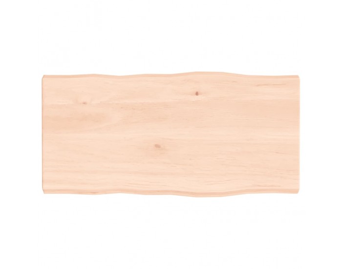 Sonata H Плот за маса 80x40x(2-4) см необработено масивно дърво жив ръб