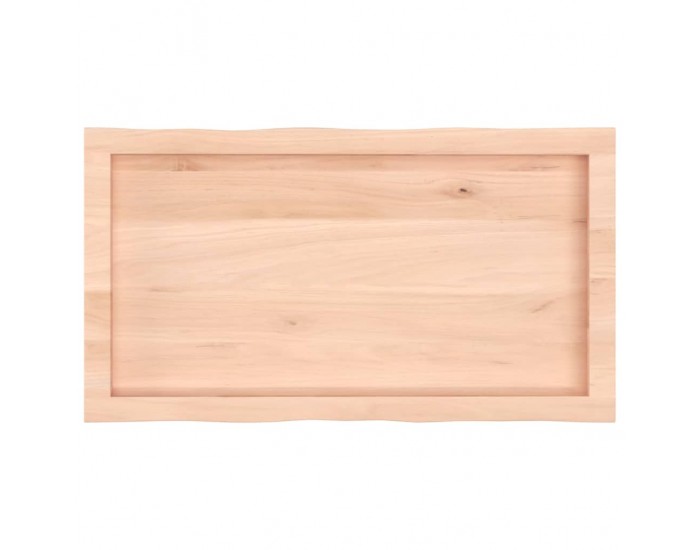 Sonata H Плот за маса 80x40x(2-4) см необработено масивно дърво жив ръб