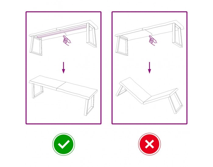 Sonata H Плот за маса тъмнокафяв 140x40x(2-4) см обработен масивен дъб