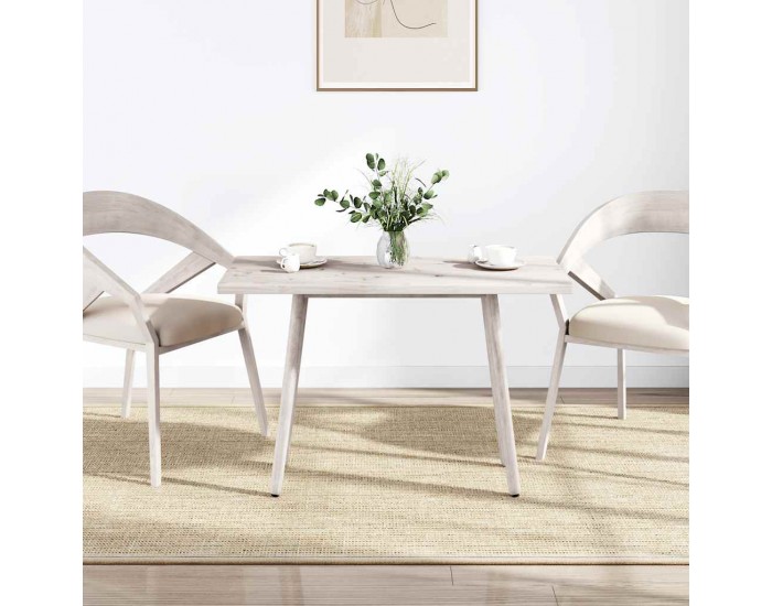Sonata H Плот за маса, бял, 110x55x2,5 см, бор масив, правоъгълен