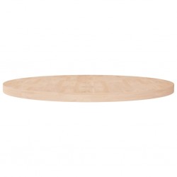 Sonata H Кръгъл плот за маса, Ø90x4 см, необработен дъб масив - Части за Маси