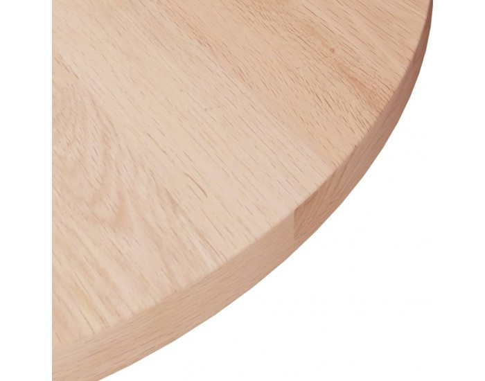 Sonata H Кръгъл плот за маса, Ø40x1,5 см, необработен дъб масив