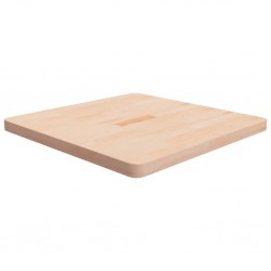 Sonata H Квадратен плот за маса, 70x70x4 см, необработен дъб масив - Части за Маси