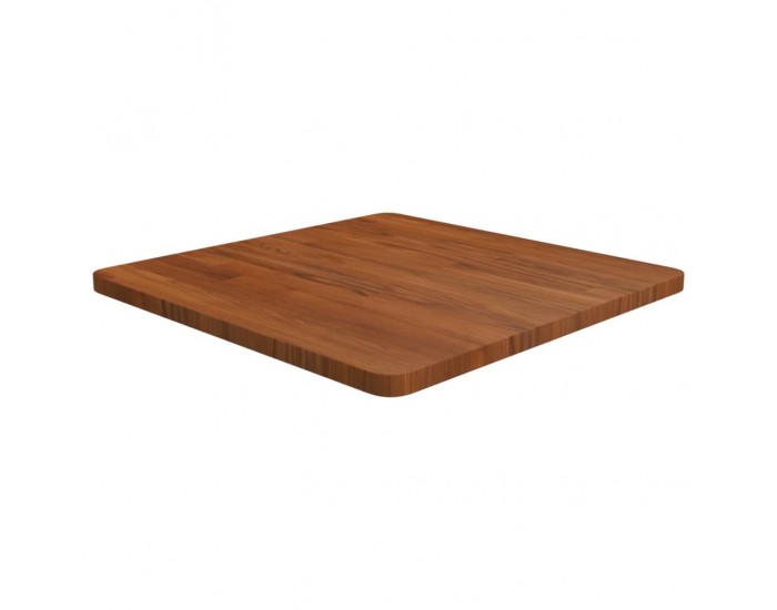 Sonata H Квадратен плот за маса, тъмнокафяв, 60x60x2,5 см, дъб масив